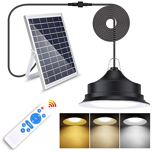 Luz De Cobertizo Solar, Luz Colgante Solar Exterior Con...