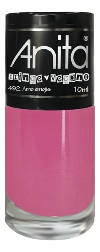 Esmalte Vegano Cringe 492 Amo Emojis Anita 10ml Cor Rosa