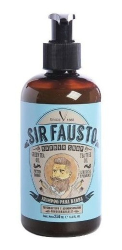 Sir Fausto Men´s Culture Shampoo Hidratante Para Barba 250ml