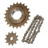 Juego De Volantes Con Cadena Sprocket Para Bicicleta Eléctri