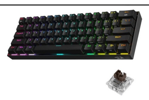 Teclado Mecánico Redragon Draconic K530 Rgb