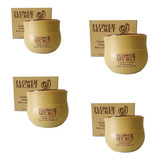 Pack 4 Crema Caracol Flower Secret Humecta Hidrata Reafirma