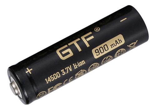 Bateria Li-ion 14500 3.7 V 900 Mah Gtf