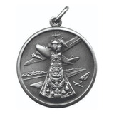 Medalla Virgen De Loreto Plata 900 33 Mm De Diámetro