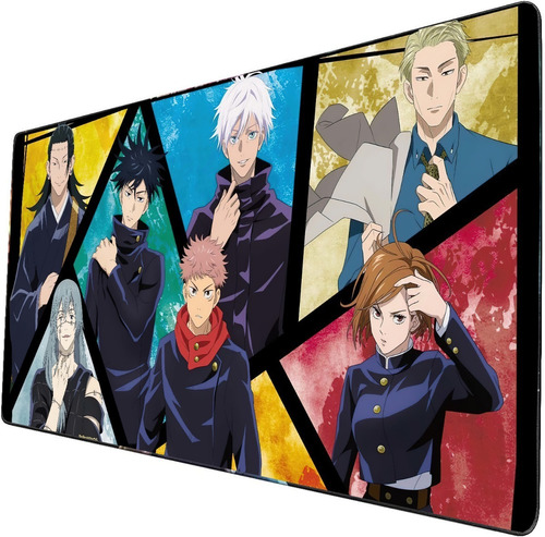 Mouse Pad Grande Jujutsu Kaisen Personajes Anime Art 30x70cm