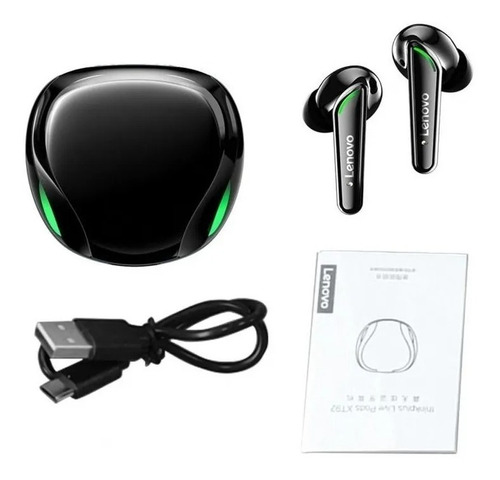 Fone De Ouvido In-ear Gamer Sem Fio Lenovo 