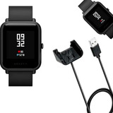 Carregador De Indução Para Amazfit Bip A1608, Bip Lite A1915 Cor Preto