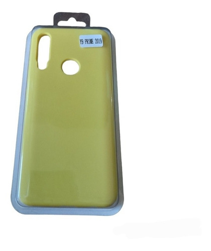 Forro Silicone Case Compatible Con Huawei Y9 Prime Amarillo