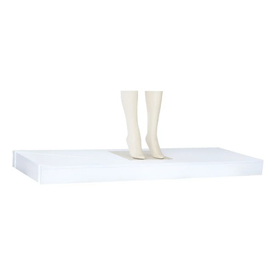 Klithovit Decor Base Tablado Branco Para Manequim Sem Haste Loja Expositor 1 Metro | Frete grátis