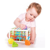 . Juguete Montessori Sensory Cube Motor Skill