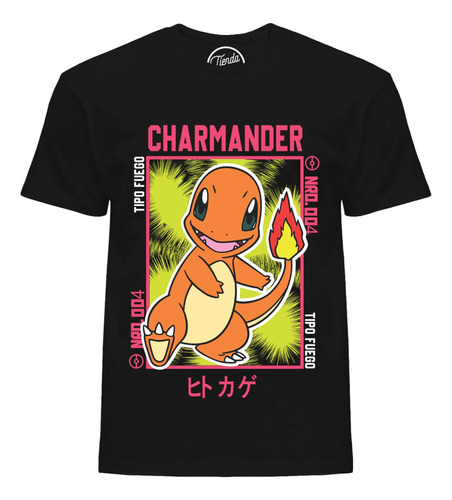 Playera Pokemon Charmander T-shirt