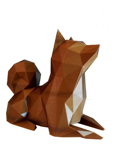 Shiba Inu 10 Cm De Altura, Decoração, Cachorro, Miniatura