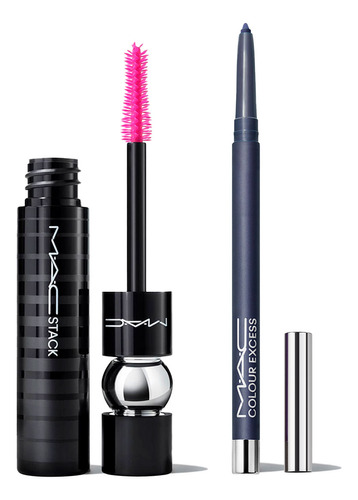 Macstack Mascara Black + Colour Excess Gel Pencil Eyeliner