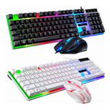 Teclado Gamer Mecánico Y Ratón Iluminado G21b