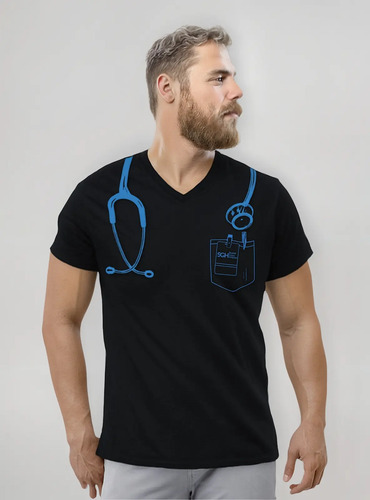 Greys Anatomy Intern Doctor Playera Cuello En V Neck