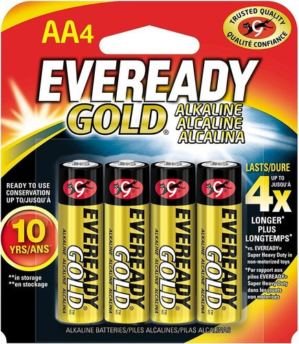 Pila Eveready Gold Aaa Alcalina Blister 4 Unidades A91