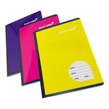 Cuaderno Profesional Cosido Estrella 3pza 100hjs Color Cuadro Grande 7mm