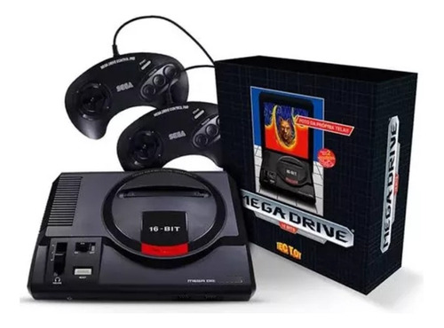 Mega Drive Tectoy Sega 2 Controle E 2 Jogos Na Caixa Original