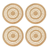 Set De 4 Individuales Seagrass Calados