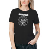 Polera Mujer Ramones Punk Algodón Orgánico Mus71