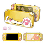 Capa Case Acrílico Transparente Proteção Grips Switch Lite!