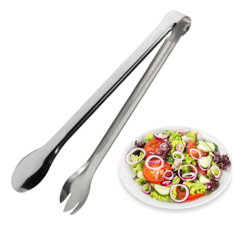 Pegador De Salada Grande 29cm Inox Cromado Restaurante