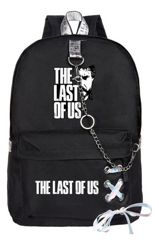 Mochila Escolar The Last Of Us Con Correa Negra, Nueva Estam 9