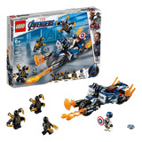 Lego Marvel Avengers Capitán América Outriders Attack 76123