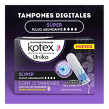 Tampones Digitales Kotex Flujo Abundante 36 Piezas