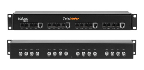 Organizador 19  Rack Balun 4k 16 Canais Vb 3016 Intelbras 