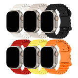 Paquete De 6 Correas Ocean Para Apple Watch Ultra Series 8 7