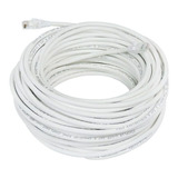 Cabo De Rede Furukawa Crimpado Rj45 Cat6 Gigabit Branco 50m