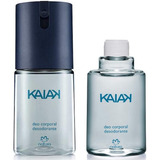 Natura Deo Corporal Kaiak Masculino 100ml + 01 Refil 100ml