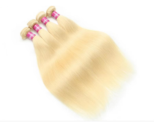 Cabello Humano Rubio Para Pelo Superliso En Pantalla, 35 Cm,