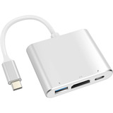 Convertidor Tipo C A Hdmi, Usb 3.0, Tipo C, 3 En 1