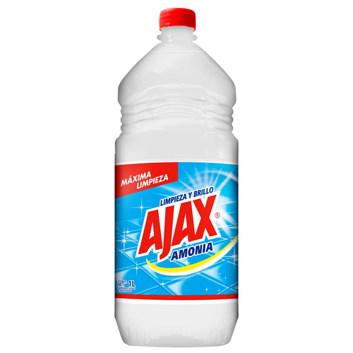 3 Pz Ajax Limpiador Amonia Líquido 1 L