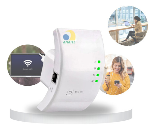 Repetidor Wifi Sinal Wireless Amplificador Extensor Potente