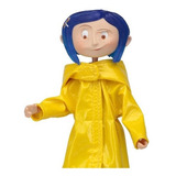 Coraline In Yellow Raincoat Tecido 100% Original Neca 19cm