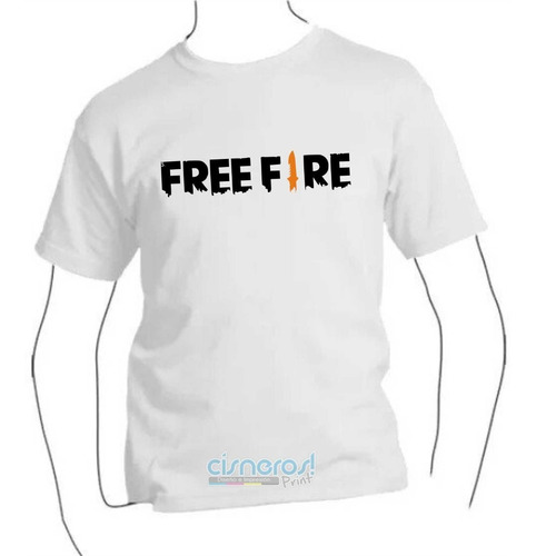 Playera Free Fire Colores Todas Las Tallas 