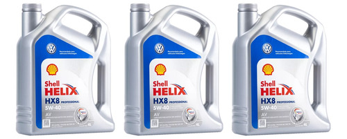 Aceite De Motor Shell Helix Hx8 Sintético 5w-40 X 12 Litros