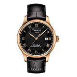 Reloj Tissot T-classic Automático Con Esfera Negra Para Homb