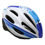 Casco Bicicleta Benotto Montaña Hw-1 Blanco/azul