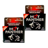 4 Tabletas Hot Panther Vigorizante Para Hombre Natural