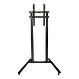 Suporte Pedestal Duplo Móvel Preto 32 A 75 Suportaço - Ped08