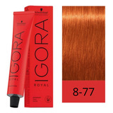 Tinte Igora Royal 60 Gr Schwarzkopf 8-77 Con Perox De 20vol