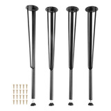 Vevor Patas Para Mesa Hairpin 4 Pcs 18puLG Acero Al Carbono