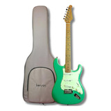 Guitarra Benson Strato Hardy Series 901 Surf Green Com Bag 