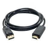 Cabo Displayport P/ Hdmi Blindado Cabo Dp Hdmi 1,8 Metro