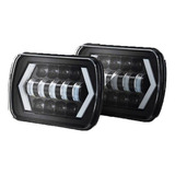 Faros Delanteros Led De 5x7 X 6 Pulgadas Ford Jeep Cherokee