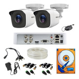 Kit Video Vigilancia Epcom 2 1080 Metal 50mts Utp 500gb